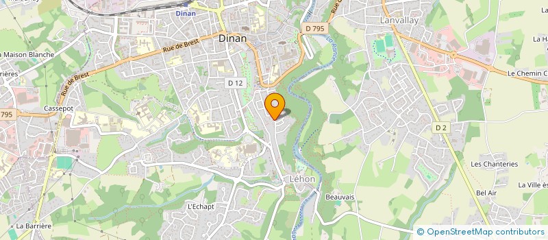 localisation de l'entreprise MADAME NATHALIE CARDOSO  DINAN