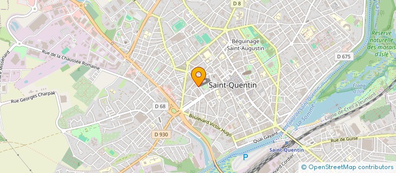 localisation de l'entreprise MADAME NATHALIE CARDOT à SAINT-QUENTIN