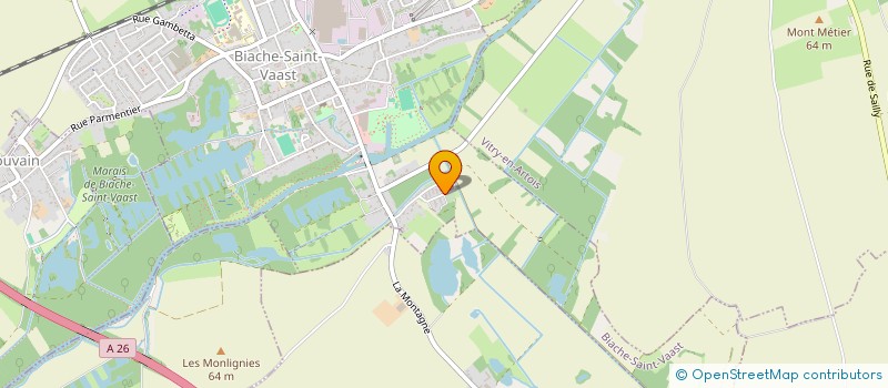 localisation de l'entreprise MADAME NATHALIE CARIDROIT  BIACHE-SAINT-VAAST