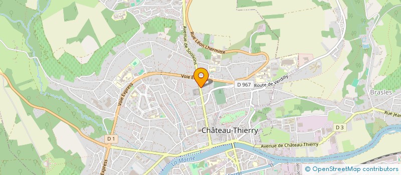 localisation de l'entreprise MADAME NATHALIE CARON à CHATEAU-THIERRY