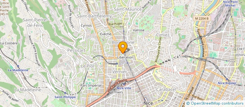 localisation de l'entreprise MADAME NATHALIE CARON à NICE