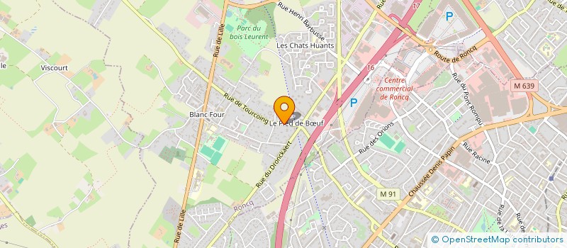 localisation de l'entreprise MADAME NATHALIE CARPENTIER  RONCQ