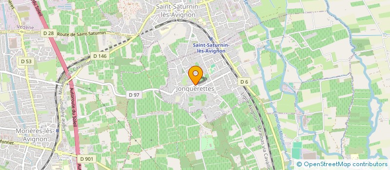 localisation de l'entreprise MADAME NATHALIE CARRE  JONQUERETTES