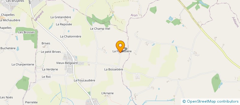 localisation de l'entreprise MADAME NATHALIE CARRE  BELGEARD