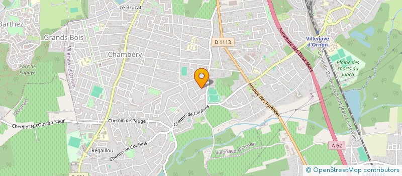 localisation de l'entreprise MADAME NATHALIE CARRERE  CABANAC-ET-VILLAGRAINS