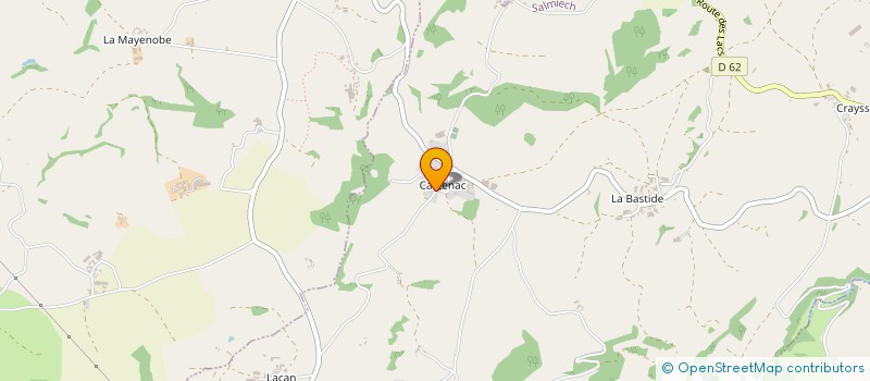 localisation de l'entreprise MADAME NATHALIE CARRIE  RODEZ