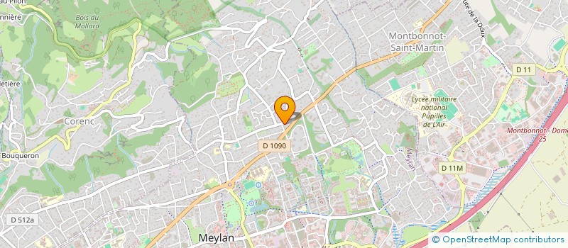 localisation de l'entreprise MADAME NATHALIE CARRIERE à MEYLAN