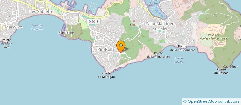 localisation de l'entreprise MADAME NATHALIE CARUSO  SAINT-MANDRIER-SUR-MER