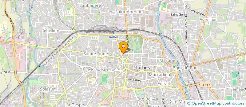 localisation de l'entreprise MADAME NATHALIE CASEN  TARBES