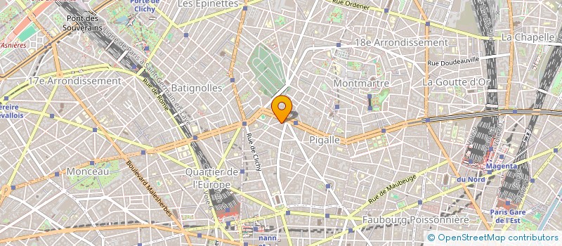 localisation de l'entreprise MADAME NATHALIE CASTAGNE  PARIS