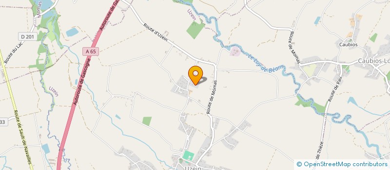 localisation de l'entreprise MADAME NATHALIE CASTERAN  UZEIN