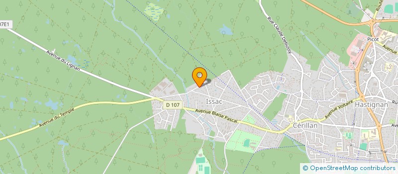 localisation de l'entreprise MADAME NATHALIE CASTILLON  SAINT-MEDARD-EN-JALLES