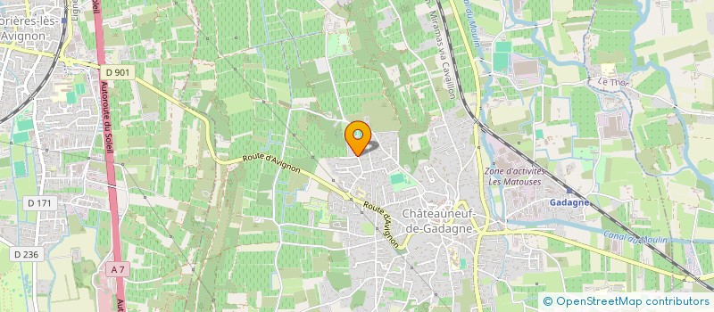 localisation de l'entreprise MADAME NATHALIE CATHERINE PAQUIS à CHATEAUNEUF-DE-GADAGNE