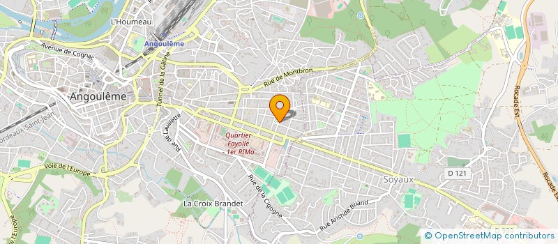 localisation de l'entreprise MADAME NATHALIE CATINAUD à ANGOULEME