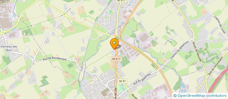 localisation de l'entreprise MADAME NATHALIE CATRIX  RONCQ