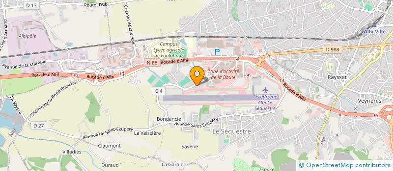 localisation de l'entreprise MADAME NATHALIE CAUQUIL  LE SEQUESTRE