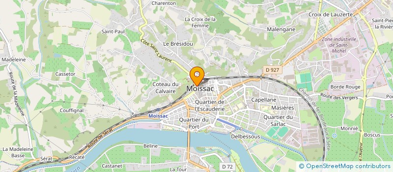 localisation de l'entreprise MADAME NATHALIE CAVANIE à MOISSAC