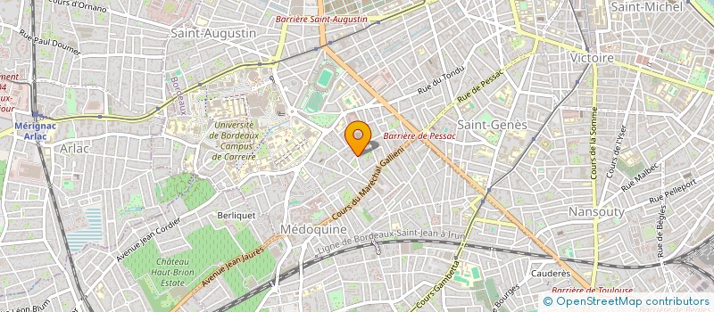 localisation de l'entreprise MADAME NATHALIE CAVERZASIO  BORDEAUX