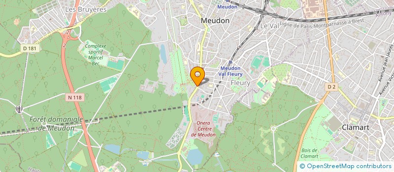 localisation de l'entreprise MADAME NATHALIE CAYREL à MEUDON