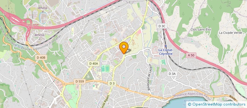 localisation de l'entreprise MADAME NATHALIE CAZORLA-LOZEZ à LA CIOTAT