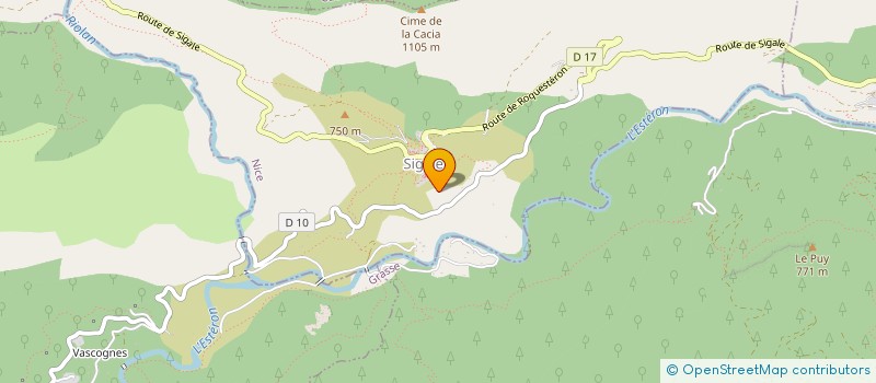 localisation de l'entreprise MADAME NATHALIE CECCHINEL  LE MAS