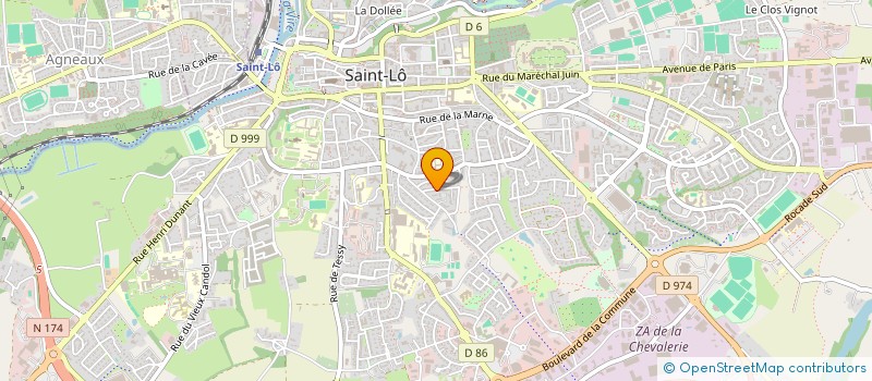 localisation de l'entreprise MADAME NATHALIE CERQUEIRA  SAINT-LO