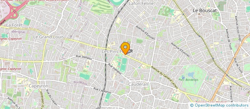 localisation de l'entreprise MADAME NATHALIE CES  BORDEAUX