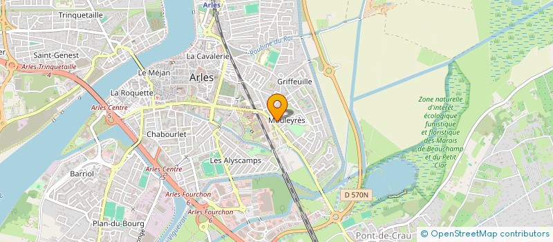 localisation de l'entreprise MADAME NATHALIE CHABERT  ARLES