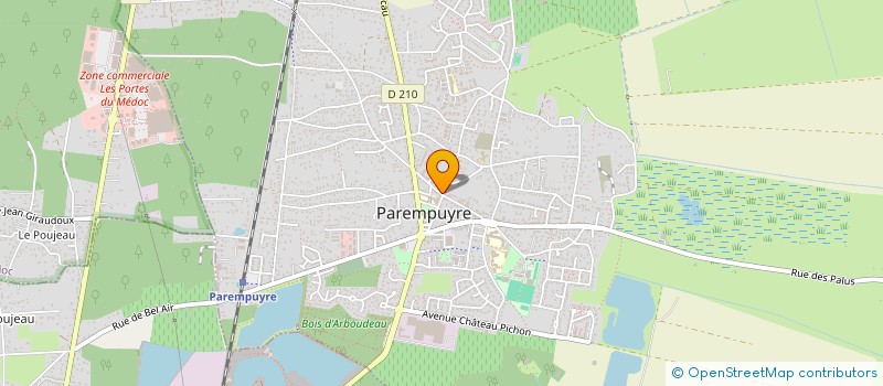 localisation de l'entreprise MADAME NATHALIE CHABOSSEAU  PAREMPUYRE