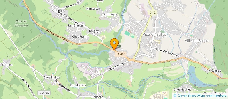 localisation de l'entreprise MADAME NATHALIE CHABRY  BOGEVE