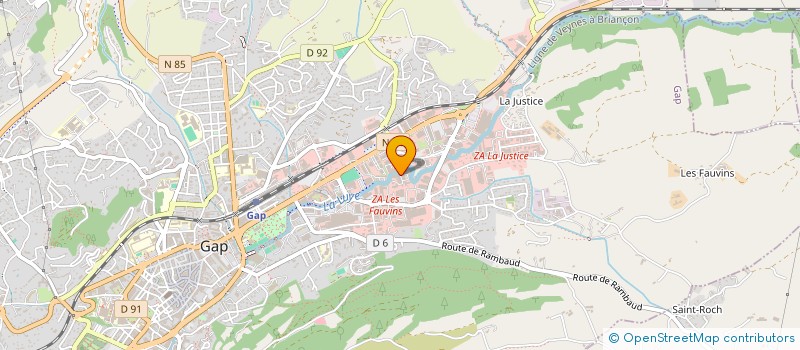 localisation de l'entreprise MADAME NATHALIE CHAIX  GAP