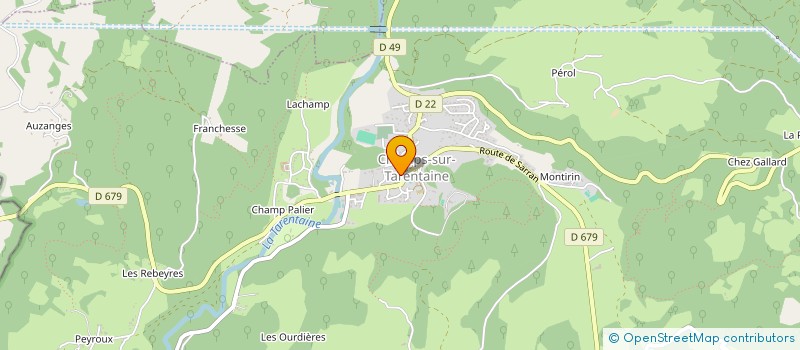 localisation de l'entreprise MADAME NATHALIE CHALEIL à CHAMPS-SUR-TARENTAINE-MARCHAL
