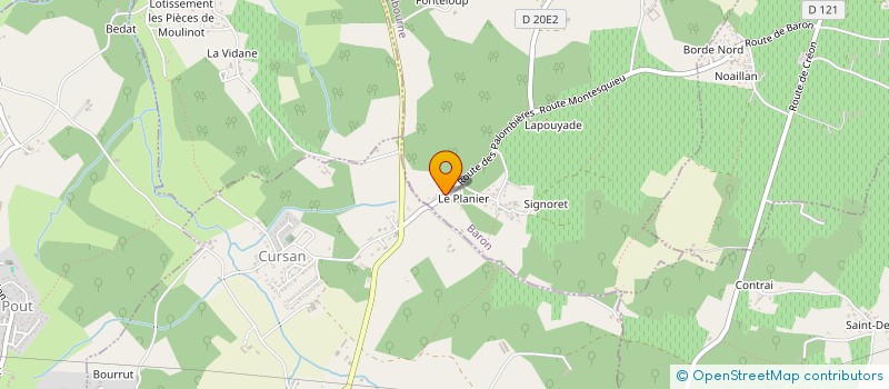 localisation de l'entreprise MADAME NATHALIE CHALEIX  BEYCHAC-ET-CAILLAU