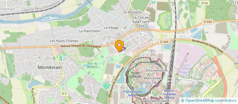 localisation de l'entreprise MADAME NATHALIE CHALIER à MAGNY-LE-HONGRE
