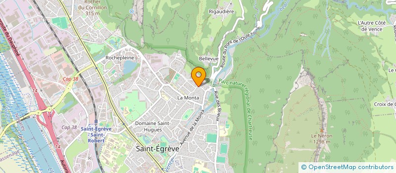 localisation de l'entreprise MADAME NATHALIE CHAMBAT  SAINT-EGREVE