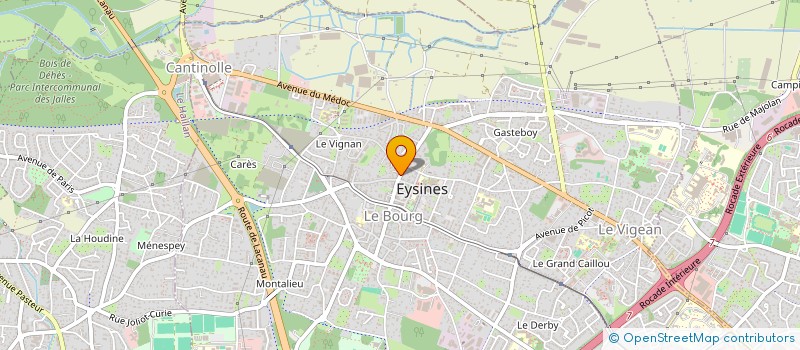 localisation de l'entreprise MADAME NATHALIE CHAMBAUD  EYSINES