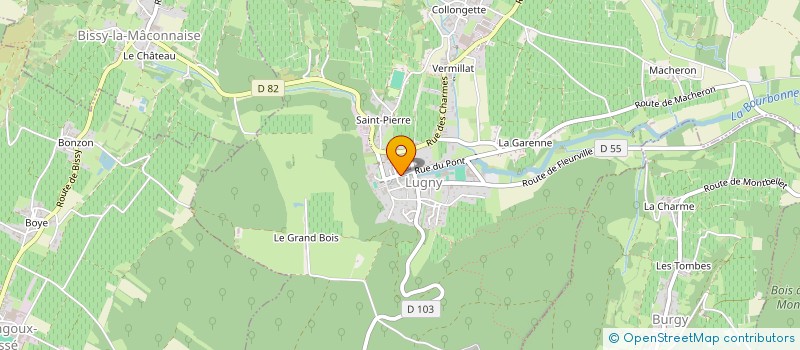 localisation de l'entreprise MADAME NATHALIE CHAMPIN à LUGNY