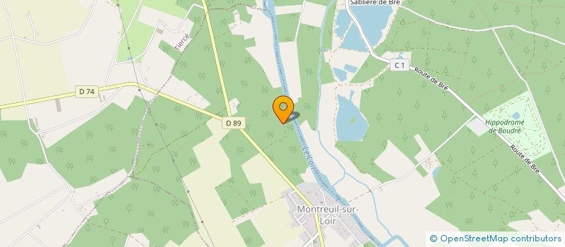 localisation de l'entreprise MADAME NATHALIE CHANTEAU  MONTREUIL-SUR-LOIR