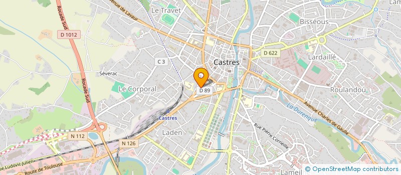 localisation de l'entreprise MADAME NATHALIE CHAPADO  CASTRES