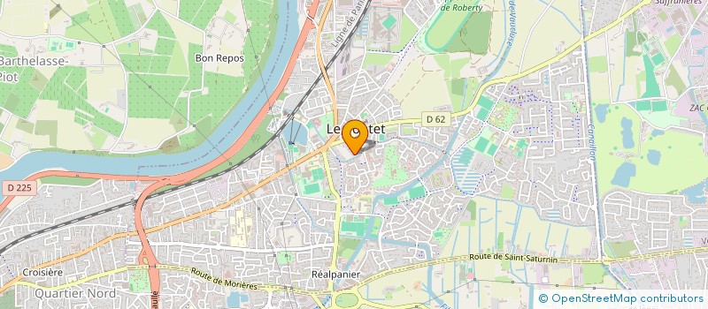 localisation de l'entreprise MADAME NATHALIE CHAPAT  LE PONTET