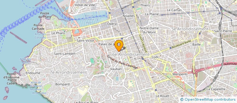 localisation de l'entreprise MADAME NATHALIE CHAPEL  MARSEILLE