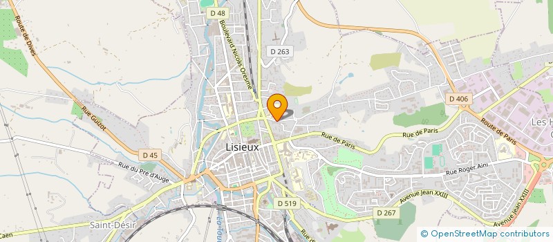 localisation de l'entreprise MADAME NATHALIE CHAPONNAIS à LISIEUX