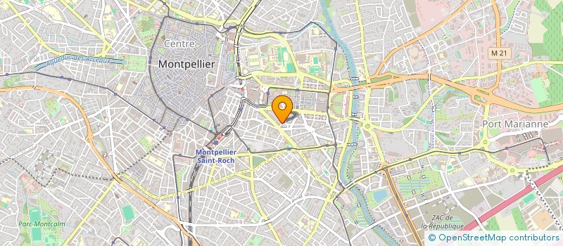 localisation de l'entreprise MADAME NATHALIE CHAPPELIER à MONTPELLIER