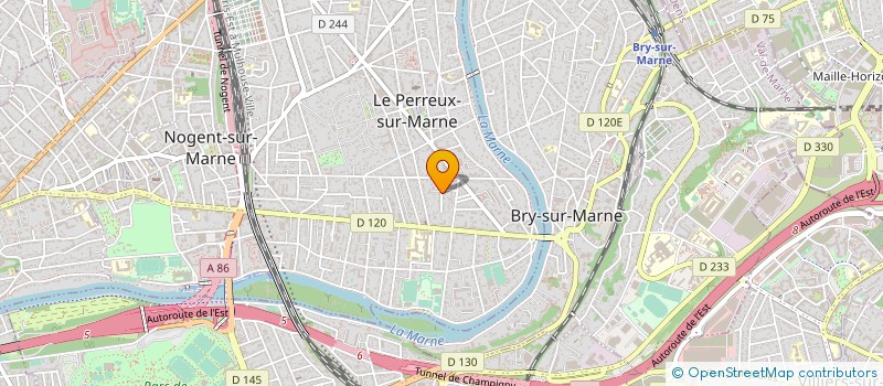 localisation de l'entreprise MADAME NATHALIE CHAPUIS à LE PERREUX-SUR-MARNE