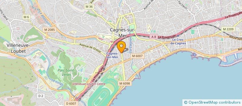 localisation de l'entreprise MADAME NATHALIE CHAPUT à CAGNES-SUR-MER