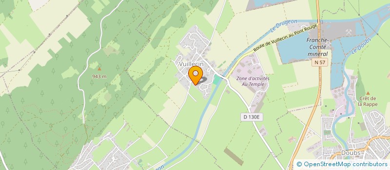 localisation de l'entreprise MADAME NATHALIE CHARBERET  VUILLECIN