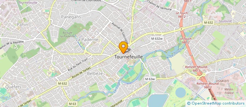 localisation de l'entreprise MADAME NATHALIE CHARDIN  TOURNEFEUILLE