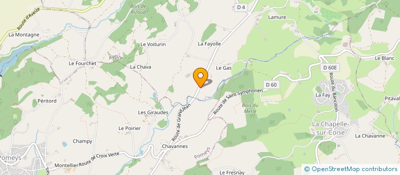 localisation de l'entreprise MADAME NATHALIE CHARDON  AVEIZE