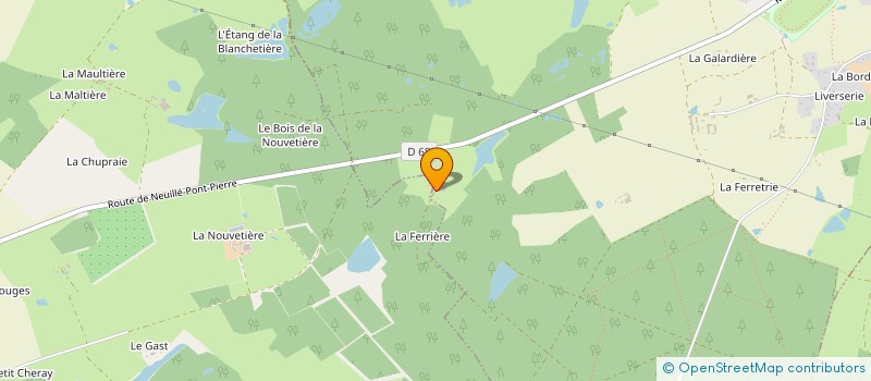 localisation de l'entreprise MADAME NATHALIE CHARLIER  NEUILLE-PONT-PIERRE