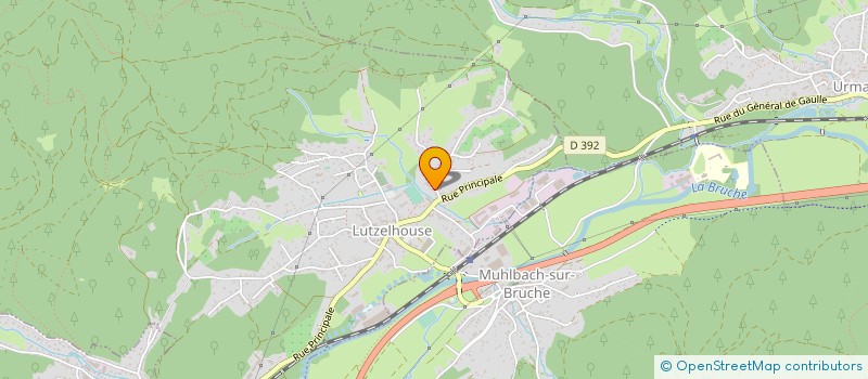 localisation de l'entreprise MADAME NATHALIE CHARLIER à LUTZELHOUSE